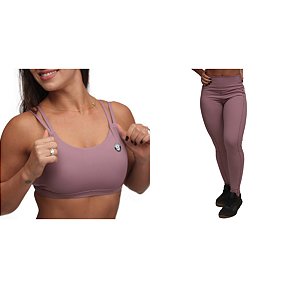 Conjunto Compress Bs Cross - Rose Satin