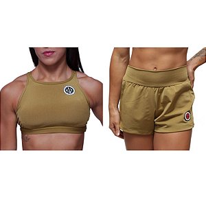 Conjunto Bs Cross Flow - Mostarda