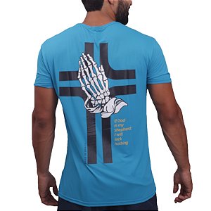 Camiseta Bs Cross - Azul God Is Good