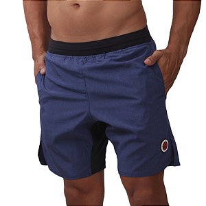 Bermuda Bs Cross Cinturada - Blue Navy