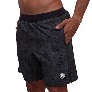 Bermuda Bs Cross Cinturada - Aranha Black