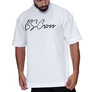 Camiseta Oversized Bscross - Off White