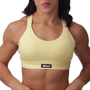 Top BsCross - Amarelo Biscoito