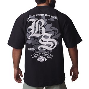 Camiseta Oversized Bscross - Preto