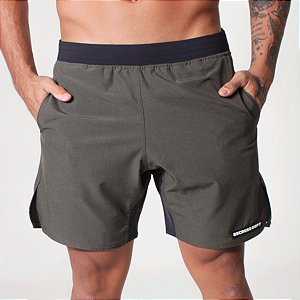 Short Bscross Cós Estreito - Verde Escuro