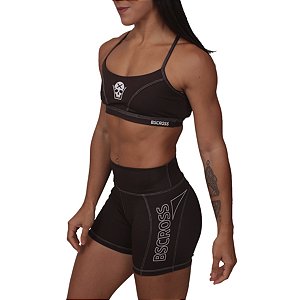 Conjunto Bscross Thread - Marrom