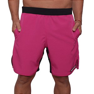 Short Bscross Cós Estreito - Rosa Choque