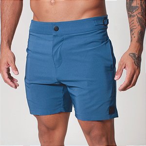 Bermuda Casual Bscross All In One Color - Azul Petróleo