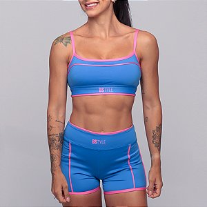 Conjunto Debrun Bscross - Azul Capri