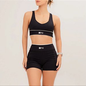 Conjunto Bscross Recorte - Preto