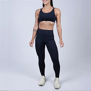 Conjunto Bscross Compress - Preto
