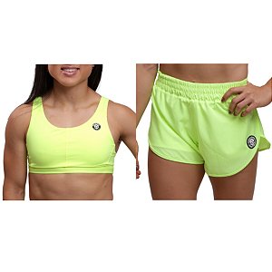 Conjunto Bscross Roll - Amarelo Neon