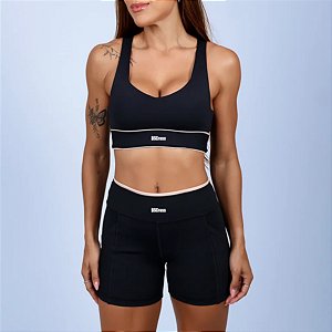 Conjunto Bscross Coração - Preto