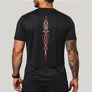 Camiseta Flexair Pinstripe Anero - Black