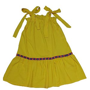 Vestido Grego Amarelo