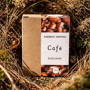 Sabonete corporal esfoliante CAFÉ