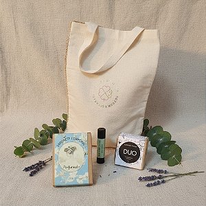 kit sacola de algodão