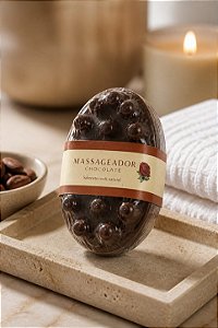Sabonete massageador glicerinado chocolate