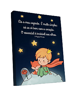 Tela Sublimada em Tecido Borda Infinita O Pequeno Príncipe