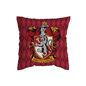 Capa de Almofada Grifinória Com Zíper