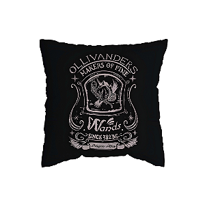 Capa de Almofada Ollivanders Com Zíper