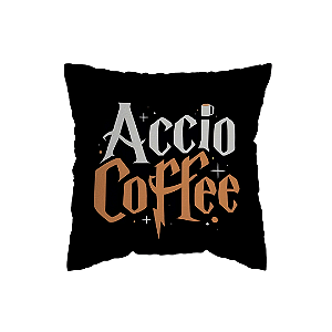Capa de Almofada Accio Coffee Com Zíper