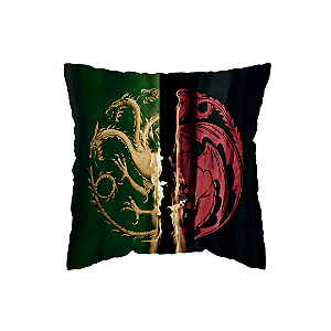 Capa de Almofada A Casa do Dragão Com Zíper