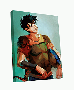Tela Sublimada em Tecido Borda Infinita Personagens Percy Jackson e os Olimpianos