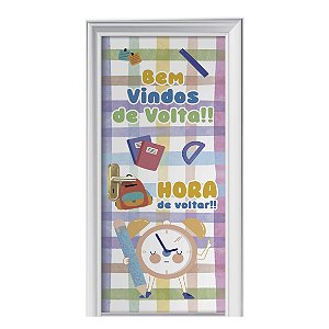Capa de Porta Volta às Aulas c/ Elástico