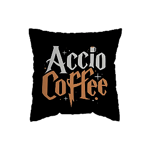 Capa de Almofada Accio Coffee Com Zíper