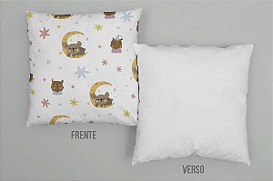 Almofada cheia Coalas e Corujas Infantil Com Zíper