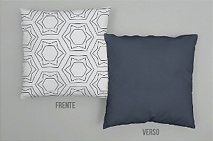 Almofada cheia Estampa Geométrica