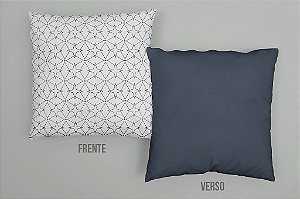 Almofada cheia Estampa Geométrica