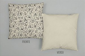 Almofada cheia Floral