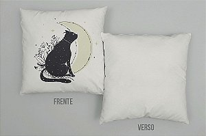 Almofada cheia Gato Preto