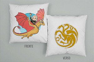Almofada cheia  Targaryens e Dragões Verdes