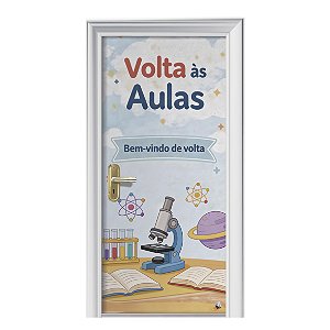 Capa de Porta Volta às Aulas c/ Elástico