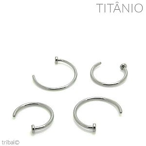 Piercing Argola Nariz Titânio