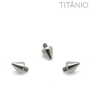 Topo Microdermal Spike Titânio