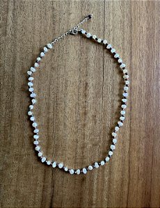 Gargantilha de Pérolas com Granadas
