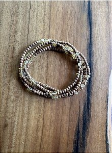 Colar de Sândalos com Citrinos