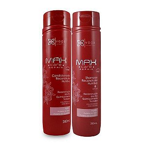 Kit Shampoo e Condicionador Voga Max Care Repair