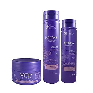 Kit Shampoo, Condicionador e Máscara Voga Max Care Blond