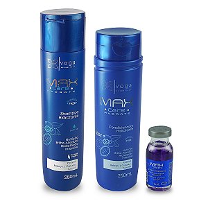 Kit Hidratante Shampoo 280mL, Condicionador 250mL e Ampola 13mL grátis