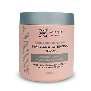 Máscara Cremosa Acidificante In Voga 500g - Revitalize Seus Fios!
