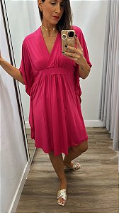 Kaftan Curto em Liganete Basic Pink11440