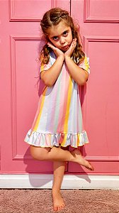 Camisola Babadinhos em Modal Serena Mini Listrado 11595