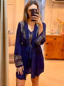 Robe em Liganete e Renda Amanda Marinho 11670