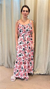 Camisola Longa Tassel Floral 11681