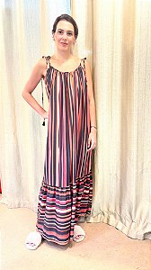 Camisola Longa Tassel Listrado 11681
